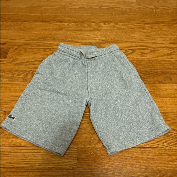 Lacoste Kids Grey Shorts Size 10 - Picture 1 of 3